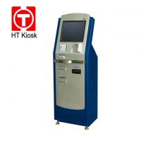 17 19 inch self service touch screen payment bank kiosk with 80mm thermal printer and card reader