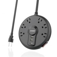 Safemore USB Smart Round Power Strip Socket Charging Station