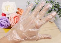 Wholesale 2020 Household Beauty Thickened Cleaning Eating Waterproof Transparent Film Pe Hand Glove Disposable Plastic Gloves