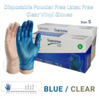 powder free vinyl medical disposable glove home used 