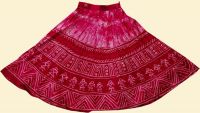 Batic Printed Cotton Skirt