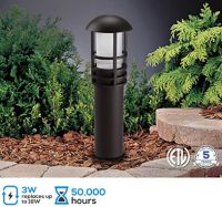 3w Low Voltage LED Landscape Lighting - 12V Low Voltage Garden Lights with Aluminum Lamp Housing