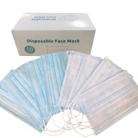 Biobase 3 Ply Non Woven Disposable Face Mask 3ply Face Mask With Earloop 50 Piece Face Mask 