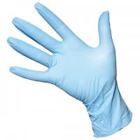 Wholesale spot safety blue powder free protection disposable powder free nitrile examination gloves 
