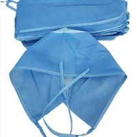 High end 100% cotton Non woven Medical Cap Theatre Medical Cap 