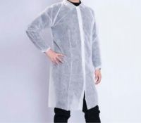 Disposable non-woven fabric lab coat disinfection sterilization dust-proof breathable thickening isolation suit 