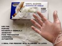 Transparent Color Disposable Powder-Free Vinyl Gloves