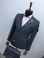 Double breasted suit slim fit