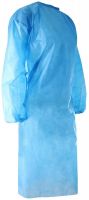 Disposable Protective Isolation Gown with Elastic Cuff,Latex Free,Non-Woven, Fluid Resistant