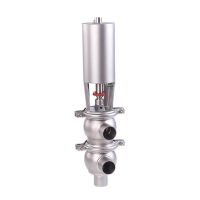 SS304 SS316L Stainless Steel Sanitary Welding Pneumatic Diversion Valv