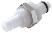 DSS 3/8'' POM Hose Fluid Barb Plastic Quick Disconnect Pipe Connection Fitting