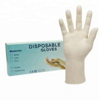 Disposable latex surgical/exam gloves, medical vinyl glove