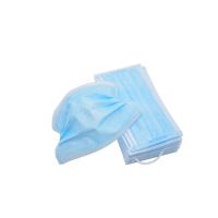 Blue Three Ply Non-Woven Disposable Face Mask, For Surgical, 3ply