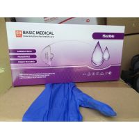 Nitrile Medical Gloves Powder Free EN455 EN374 Non Sterile Blue For Examination