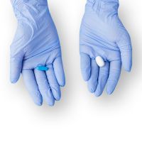 Purple Dental Disposable Nitrile Gloves 