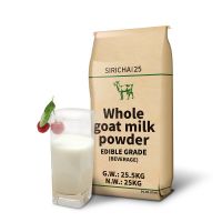 Dry instant whole goat milk powder in 25kg bag for adult