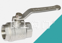 Stainless Steel 2 Piece Ball Valve, Threaded, 1/4-4 Inch