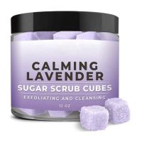 Natural Organic Calming Lavender Hydrating & Moisturizing Sugar Scrub Cubes