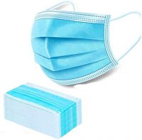 Mask - 3 ply Disposable Blue color mask 