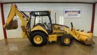 CAT 420E LOADER BACKHOE WITH OPEN ROPS TRACTOR
