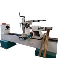 Jinan woodworking CNC wood turning lathe carving machine with spindle for staircase Rome column baseball bat chair legs