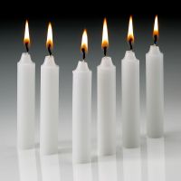 Best Price South Africa Market white Fluted Candle/white stick candle