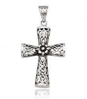 Silver Cross Pendent - Sterling Silver Pendent - 925 Silver pendent Custom Pendent