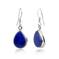 Lapis lazuli Earring - Sterling Silver Earring - Semi precious Stone Earring