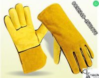 Till Man Welding 707 Working 16 Inches Red Color Wapda Base Gloves Maker 