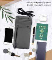 Rfid Suede-like Phone Pouch/ Travel Bag (oem/odm)