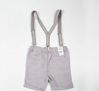 Baby Boys Suspender Shorts