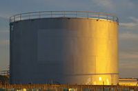 Oil storage tanks