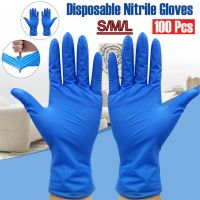 Disposable Rubber Nitrile Protective Gloves