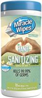 MiracleWipes for Hand Sanitizing - Gentle on Hands Tough on Germs