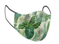 Tropical Green Plants Adult Face Mask