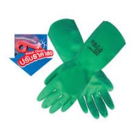 Nitrile Rubber Gloves 15 ml. S Green Microtex Hi Chem Plus