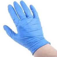 RS PRO Blue Nitrile Gloves size 8.5 - L Powder-Free x 100