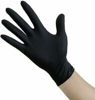 Powder Free Dispoable BLACK LATEX Gloves