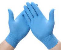 Blue Nitrile Rubber Gloves