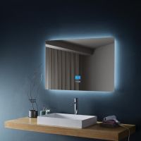 Hot sell popular China factory hotel backlit mirror bathroom illuminated led mirror