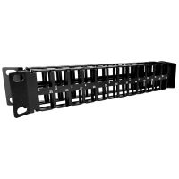 1U 48 Port UTP V-Type Rack Panel