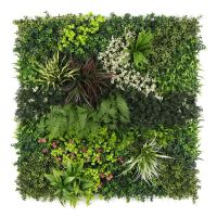 Artificial green foliage plants decoration grass wall moss flower panel backdrop vertical garden