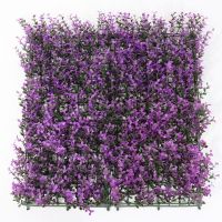 Custom Wall Decoration Leaves Hedge Roll Artificial Fence Green Privacy Faux Plastic 1x3m Plastic Flowers Plastic Leaf Foliage