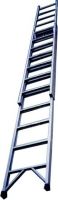 Fiberglass slinding ladder