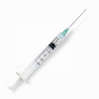 Medical disposable 3ml 5ml injection plastic syringe with needle