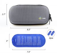 Insulin carry case for travel or custom insulin cooling case 