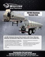 Western 150 BBL Aluminum Vacuum Trailer