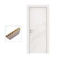 china waterproof and eco-friendly wood plastic composite wpc door