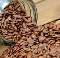 FLAX SEEDS  ,Golden and brown flax seeds