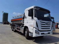 Hyundai 25000liters Oil Fuel Tanker Truck with flow meter and hose reel